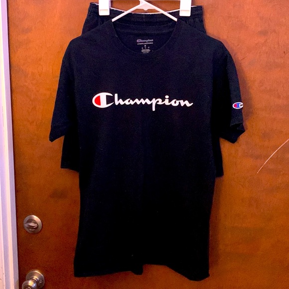 Champion Black Gym Short Set - Picture 2 of 2